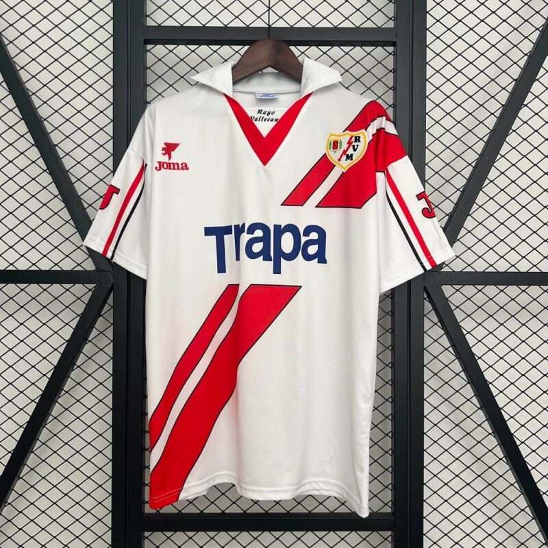 f0147465851706fbe5dfe3c9423b22c7 1997/1998 Retro Rayo Vallecano Home jersey - Image 1