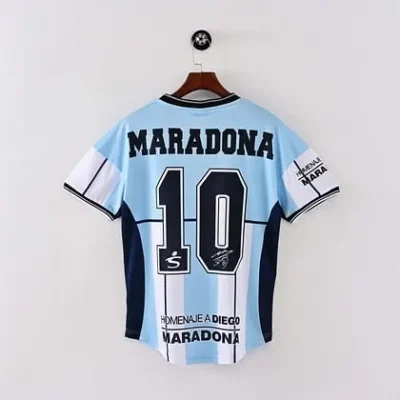 2001 Retro Argentina Away Maradona#10 Commemorative Edition jersey - Image 2