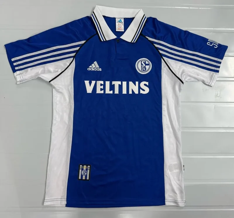 1998/2000 Retro Schalke 04 Home jersey - Image 1