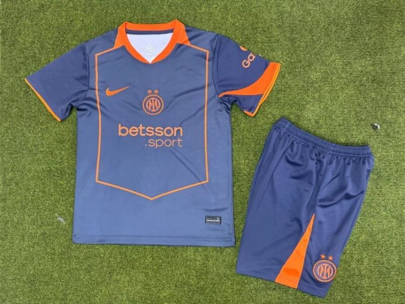 fb25d67e43695012d23b034875bcbbb2 2025/2026 Inter Milan Away Kids kit - Image 1