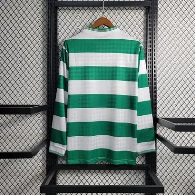 1987/1988 Retro Long Sleeve Celtic Home jersey - Image 2