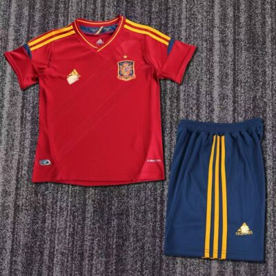 2012 Retro Spain Home kids kit jersey