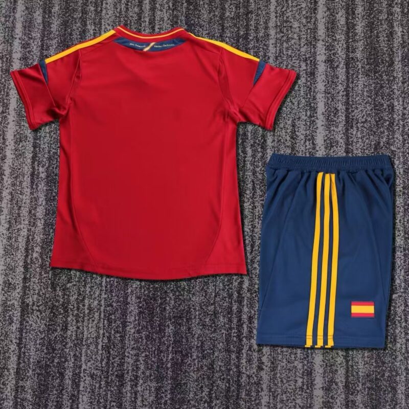 2012 Retro Spain Home kids kit jersey - Image 2