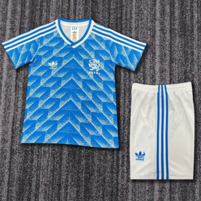 1988 Retro Netherlands Away kids kit jersey