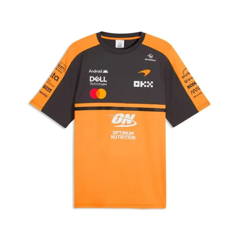 20260731110546_294_27 2026 Mclaren Orange Formula One Racing Shirts - Image 1