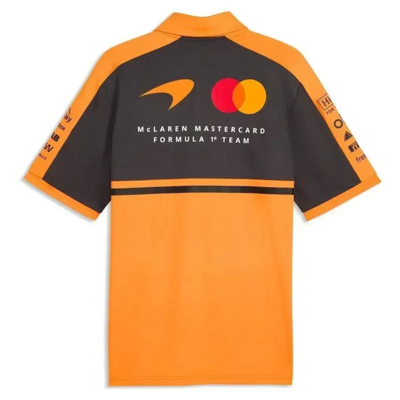 2026 Mclaren Orange Formula One Racing Shirts - Image 2