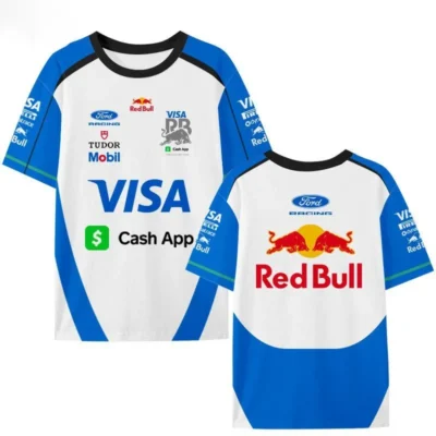2026 #F1 Red Bull White Formula One Racing Shirts