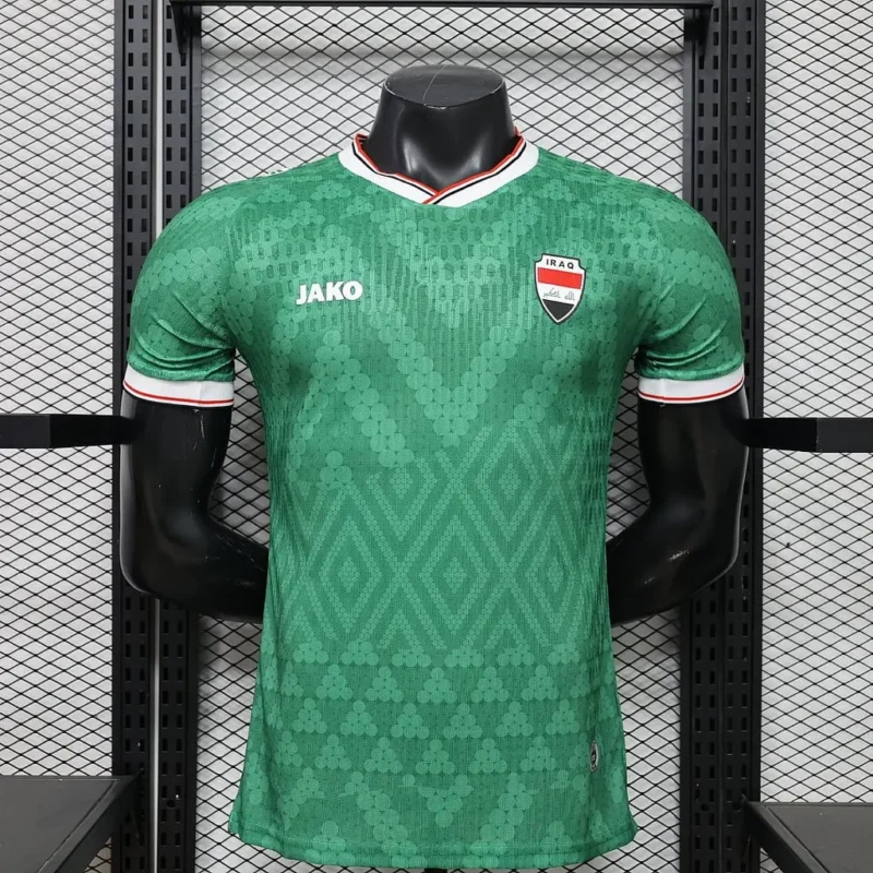 6dd8350f6d2884b604ad0ba6fe9a1e0c 2026 Player Version Iraq Home jersey - Image 1