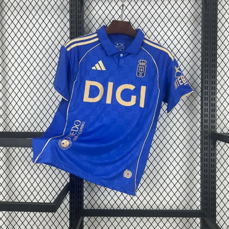 81543a0dcfe750dc561d5e0d3b034421 2025/2026 Real Oviedo Vetusta Home jersey - Image 1