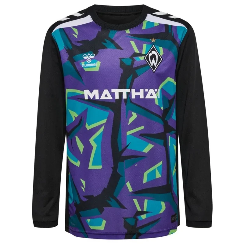 8d705fd64fbd908e67002fa077df9e38 2026/2027 Long Sleeve Werder Bremen Goalkeeper jersey - Image 1