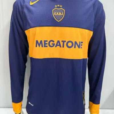 2006/2007 Retro Long Sleeve Boca Juniors Home jersey