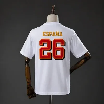 2026 Spain "We Are Champions" T-Shirt White - Image 2