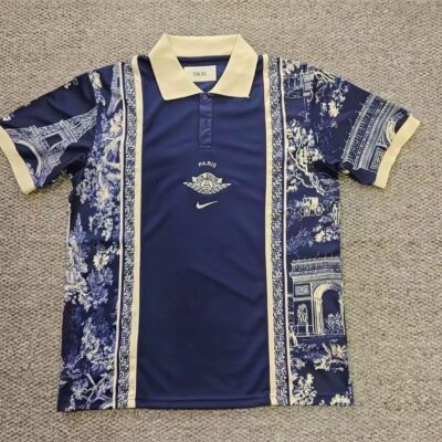 2026 Dior x Kylian Mbappe Paris Saint-Germain Limited Special Edition Vintage Retro Football Shirt