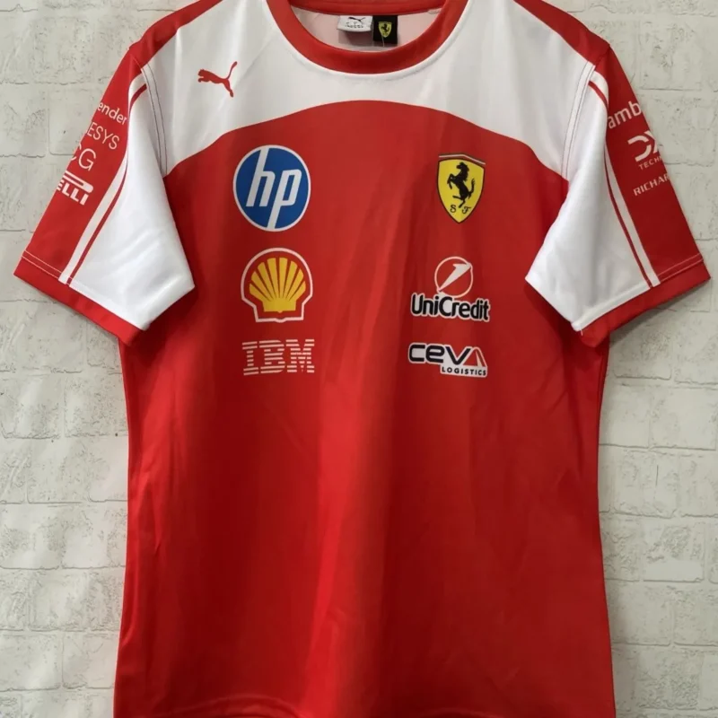 2026 #F1 Ferrar Red Formula One Racing Shirts - Image 1