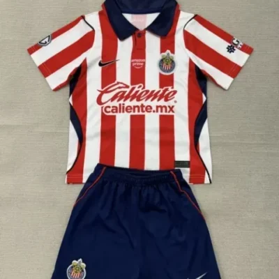 2026/2027 Deportivo Guadalajara Home kids kit jersey