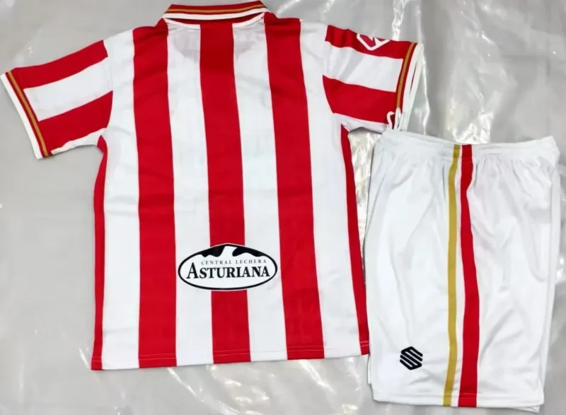 2026/2027 Sporting de Gijón Home kids kit jersey - Image 2