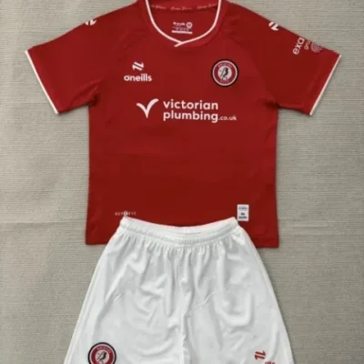 2026/2027 Bristol City FC Home kids kit jersey