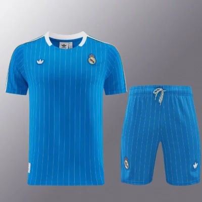 2026/2027 Real Madrid Shorts-Sleeve Tracksuit Uniform