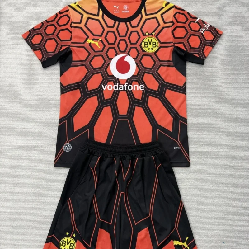 2026/2027 Borussia Dortumund Goalkeeper kids kit jersey - Image 1
