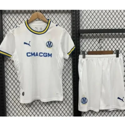 2026/2027 Olympique Marseille Home kids kit jersey