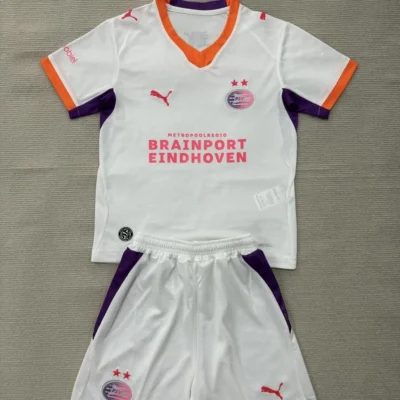 2026/2027 PSV Eindhoven away kids kit jersey