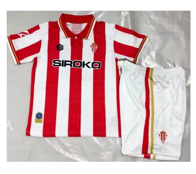 微信图片_20260816000038_230_1 2026/2027 Sporting de Gijón Home kids kit jersey - Image 1