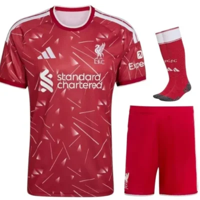 2026/2027 Liverpool Home Kids kit jersey