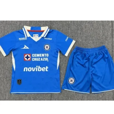 2026/2027 Cruz Azul Home kids kit jersey