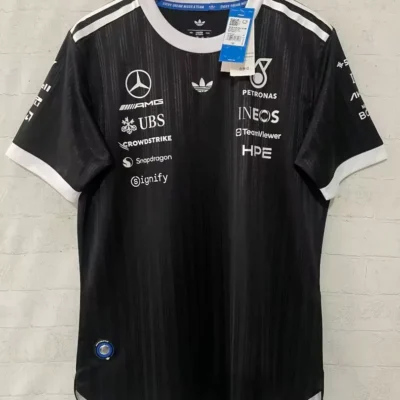 Player Version 2026 Mercedes Benz Black Formula One Racing Shirts