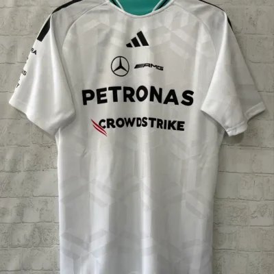 2026 Mercedes Benz White Formula One Racing Shirts - Image 2