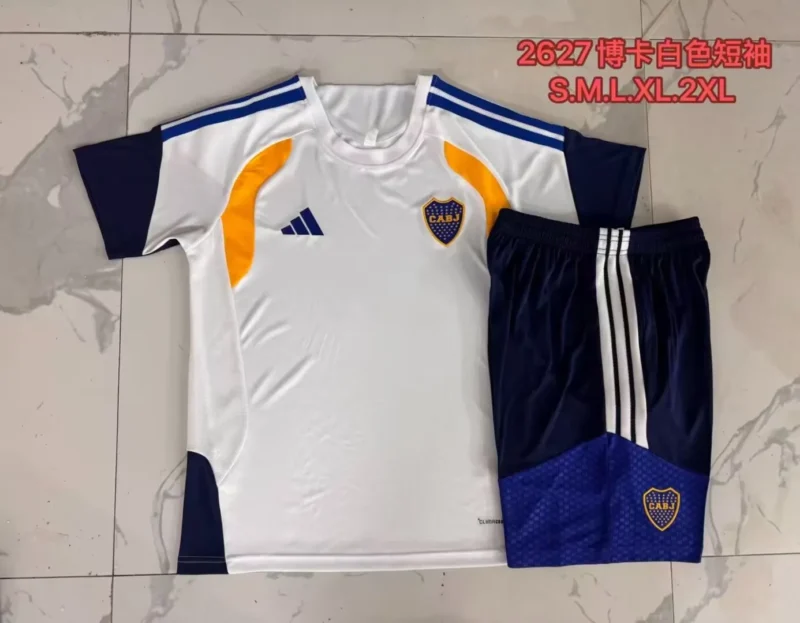129471e28f.jfif.640x640 2026/2027 Boca Juniors Shorts-Sleeve Tracksuit Uniform - Image 1