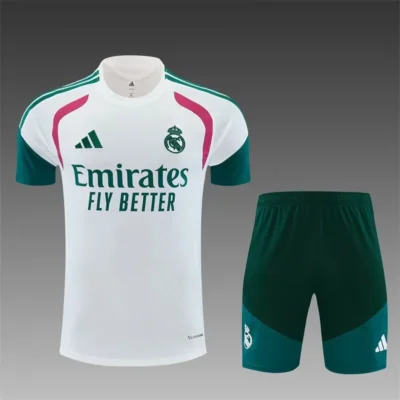 2026/2027 Real Madrid Shorts-Sleeve Tracksuit Uniform
