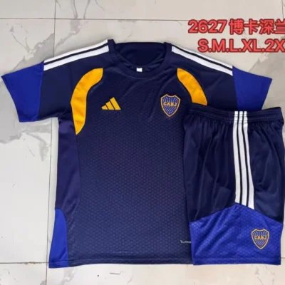 2026/2027 Boca Juniors Shorts-Sleeve Tracksuit Uniform