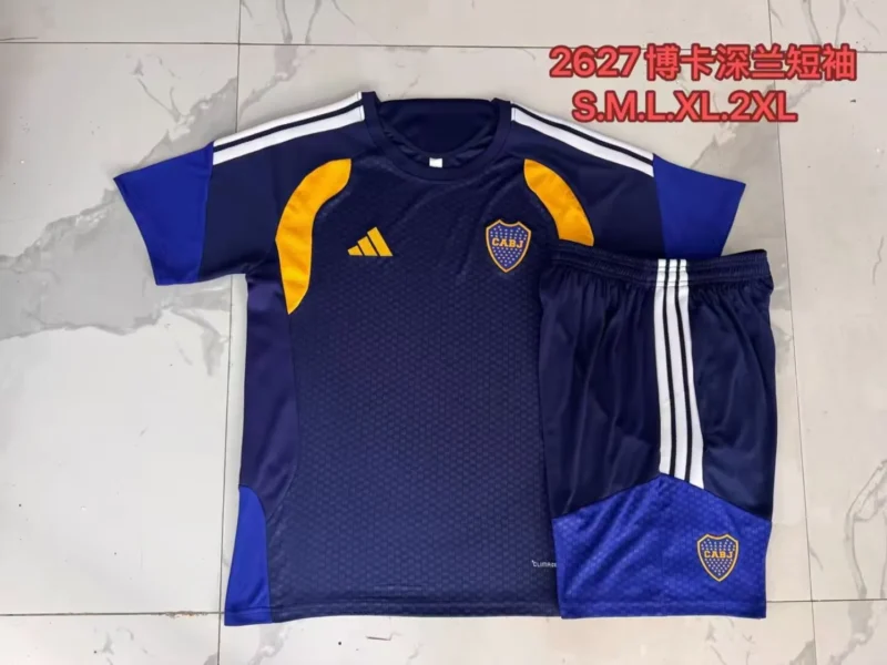 152f298d66.jfif.640x640 2026/2027 Boca Juniors Shorts-Sleeve Tracksuit Uniform - Image 1