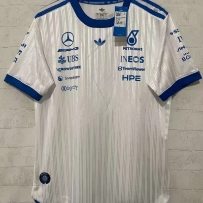 Player Version 2026 Mercedes Benz White Formula One Racing Shirts
