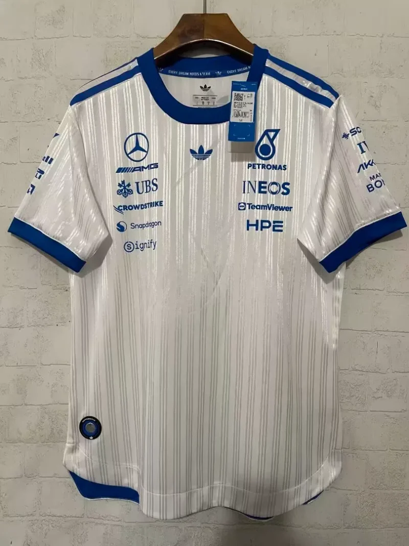 2026 Mercedes Benz White Formula One Racing Shirts - Image 1