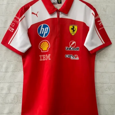 2026 Ferrar Red Formula One Racing Shirts