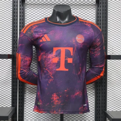2026/2027 Player Version Long sleeved Bayern München 2nd Away jersey