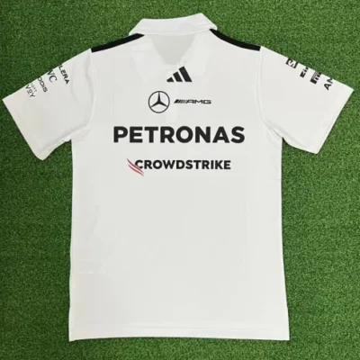 2026 #F1 Mercedes Benz White Formula One Racing Shirts - Image 2