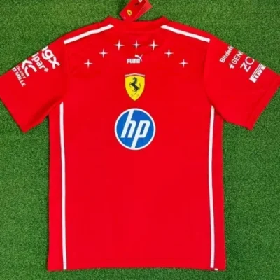 2026 Special Version Ferrar Red Formula One Racing Shirts - Image 2