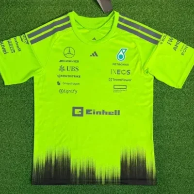 2026 Mercedes Benz Green Formula One Racing Shirts