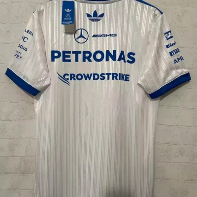 2026 Mercedes Benz White Formula One Racing Shirts - Image 2