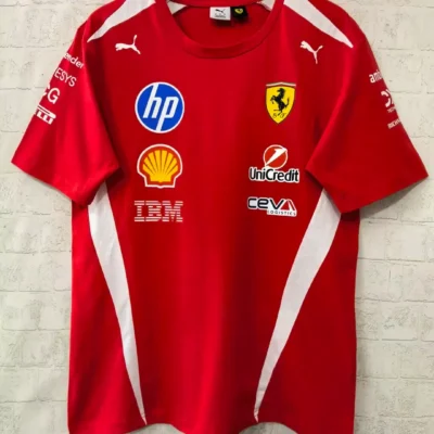 2026 Ferrar Red Formula One Racing Shirts