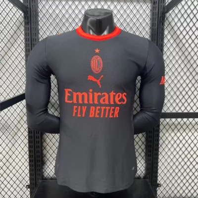 2026/2027 Player Version Long-sleeved AC Milan 2nd Away Jersey