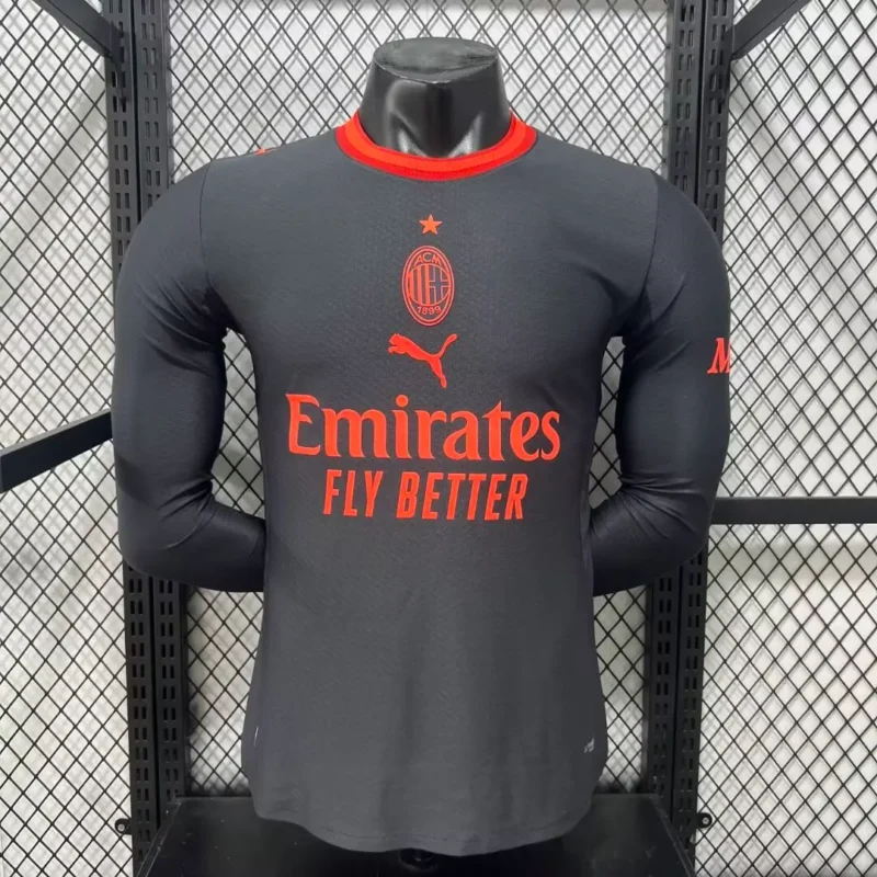 de608347a9.jfif.640x640 2026/2027 Player Version Long-sleeved AC Milan 2nd Away Jersey - Image 1
