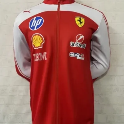 2026 Ferrar Red Formula One Jacket Racing Top