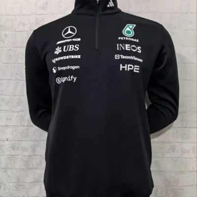 2026 Benz Black Formula One Tracksuit Racing Top