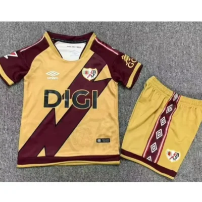 2026/2027 Rayo Vallecano 2nd Away kids kit jersey