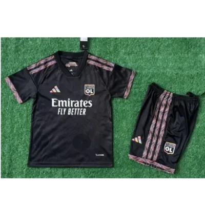 2026/2027 Olympique Lyonnais 2nd Away Kids kit jersey