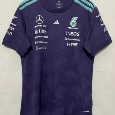 2026 Fan Version Mercedes Benz Black Purple Formula One Racing Shirts